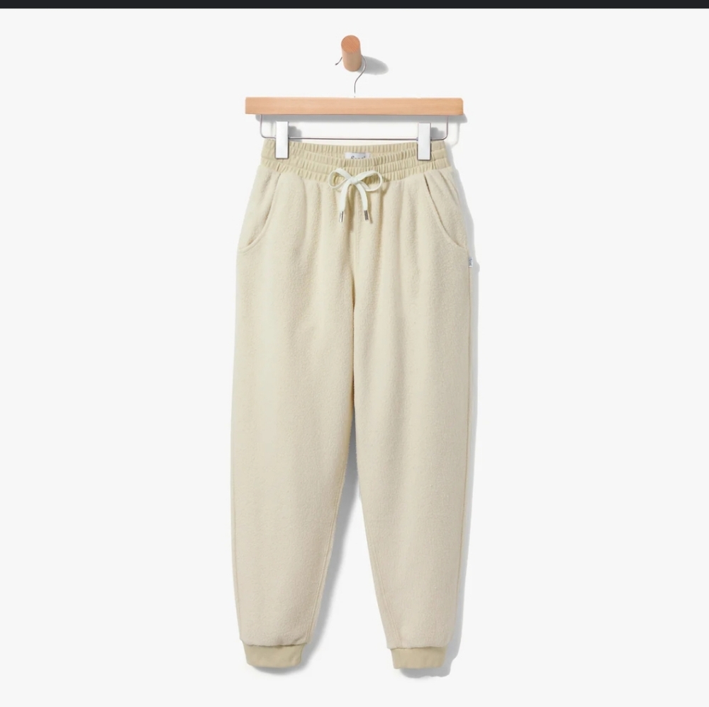NWT $98 Feat Womens Roam Joggers In cream Soze XL